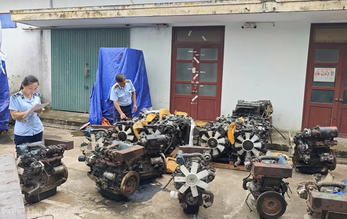 undefined Quảng Bình: Phát hiện 21 động cơ diesel nhập lậu vận chuyển qua địa bàn