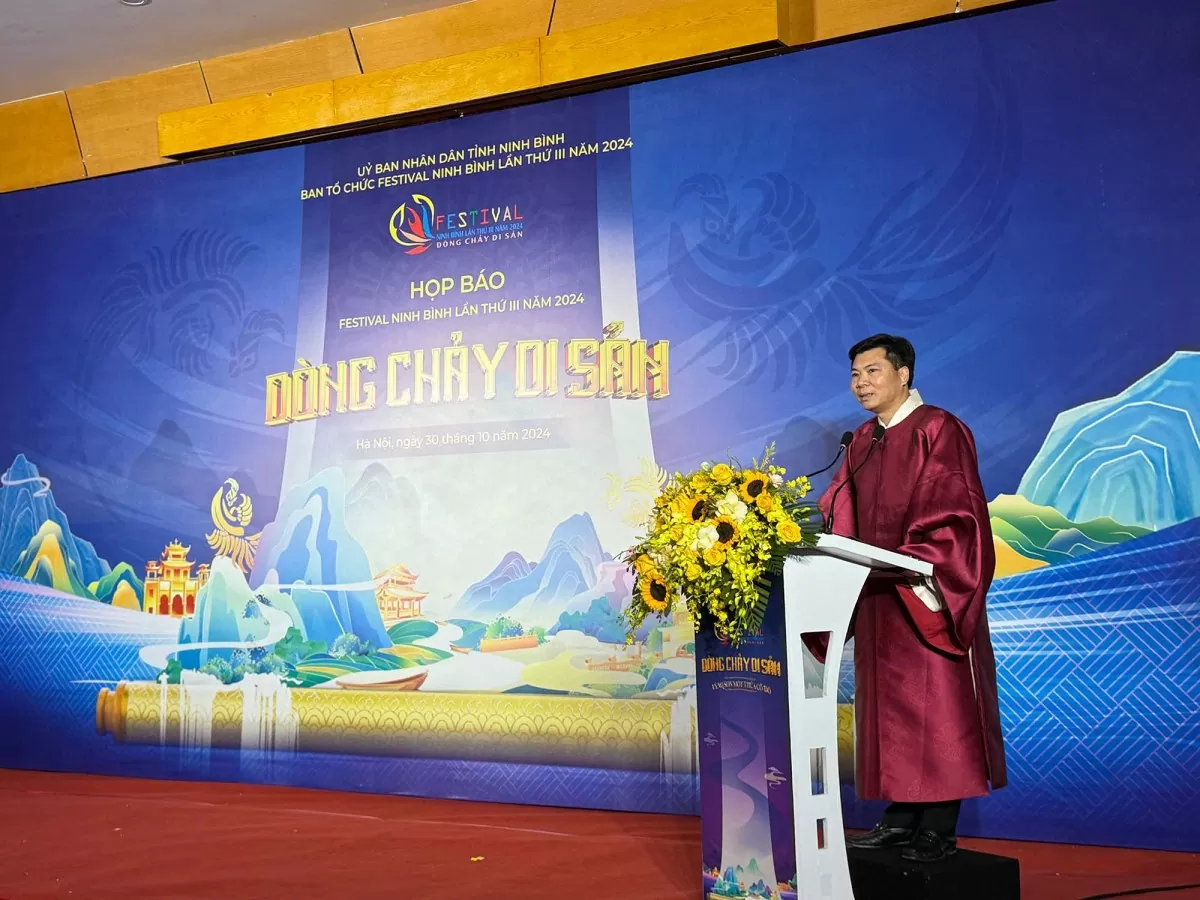 ông Nguyễn Mạnh Cường, Giám đốc Sở Văn hóa và Thể thao Ninh Bình