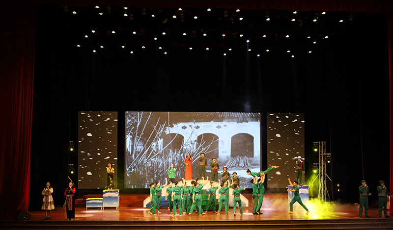 Các tiết mục được đầu tư công phu, giàu tính nghệ thuật.