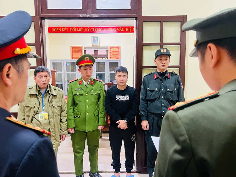 Khởi tố, bắt giữ các đối tượng. (Ảnh: CACC) z6168139452252-a60b39830a465f4d644ab09834489189.jpg