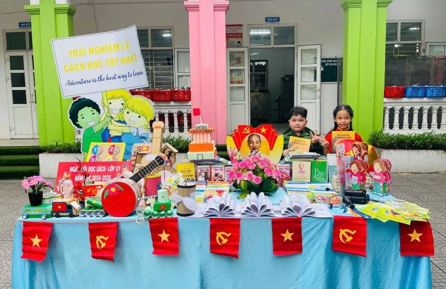 Trường Tiểu học Tân Dân (TP Việt Trì) tổ chức Ngày Sách và Văn hóa đọc Việt Nam năm 2025 với chủ đề: