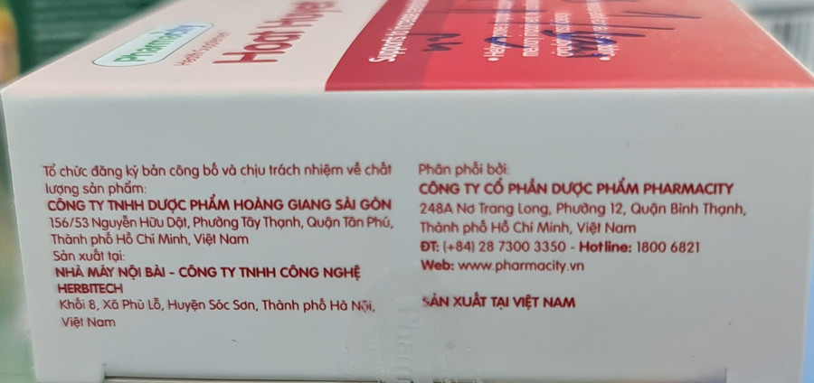 Thông tin về đơn vị chịu trách nhiệm và sản xuất ghi trên bao bì sản phẩm. z6587242723205-a02eab19df894c8716c7549780b37039.jpg