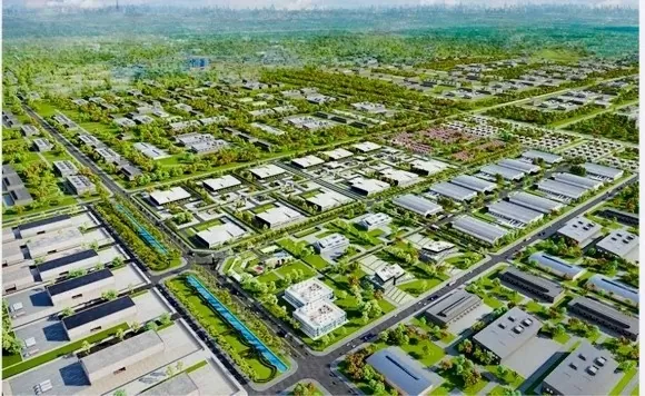 Phối cảnh Khu CNTT tập trung Yên Bình. (Ảnh: Trọng Tài)
