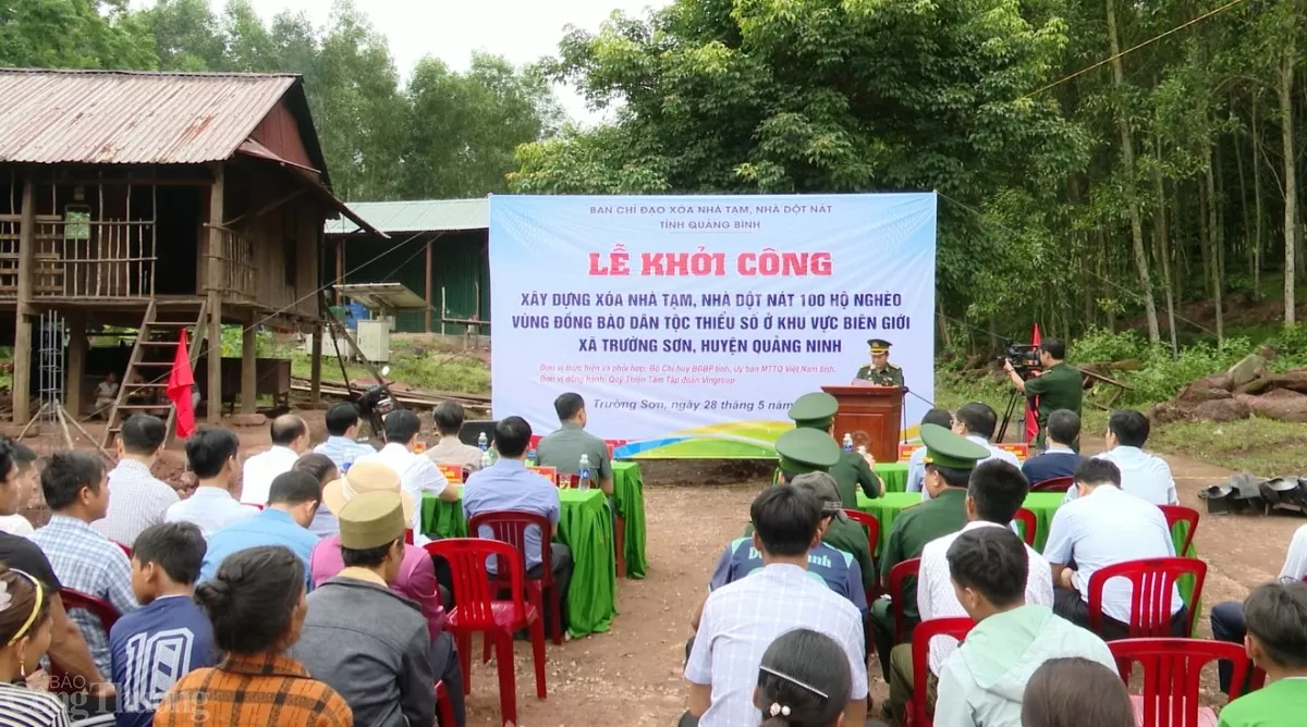 Quảng Bình: Đã hỗ trợ xoá nhà tạm cho 1.637 hộ nghèo và cận nghèo