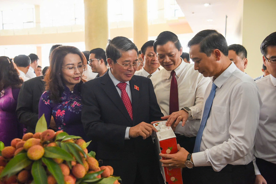 Phó Chủ tịch Quốc hội Nguyễn Đức Hải tại hội nghị xúc tiến thương mại. xuc-tien-tieu-thu-o-thu-phu-vai-thieu-2.jpg