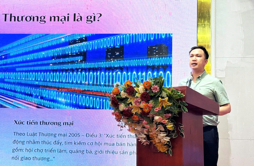 Ông Lê Trung Dũng, Trung tâm Phát triển thương mại điện tử và Công nghệ số (eComDX), Cục Thương mại điện tử và Kinh tế số (Bộ Công Thương). Ảnh: Cục Thương mại điện tử và Kinh tế số