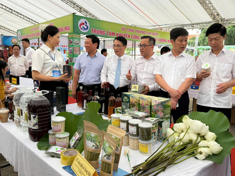 Một hoạt động xúc tiến thương mại tại Quảng Bình (Ảnh: Thành Long)