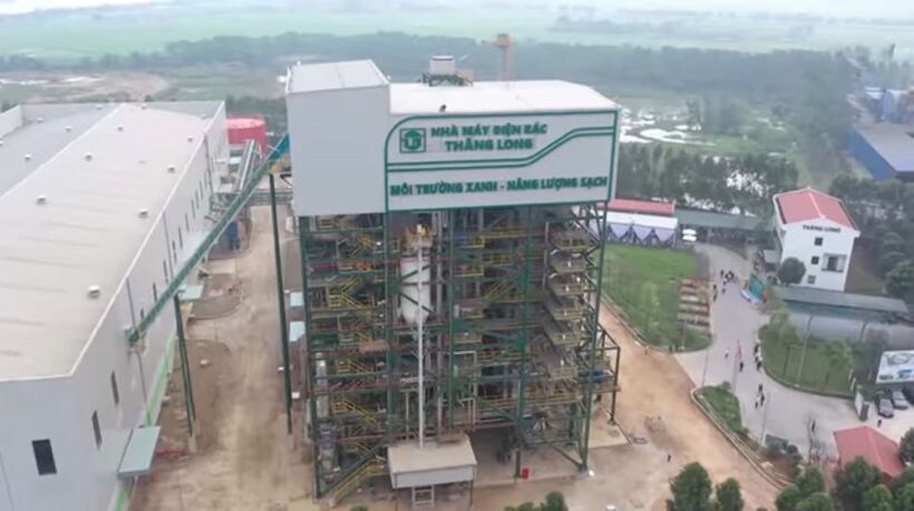 Nhà máy điện rác Thăng Long (thị xã Quế Võ, tỉnh Bắc Ninh). Ảnh: Vân Trường