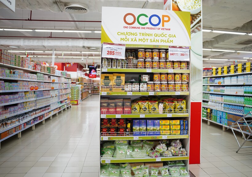 Hiện nhiều sản phẩm OCOP đã được bày bán ở siêu thị Go!Vinh