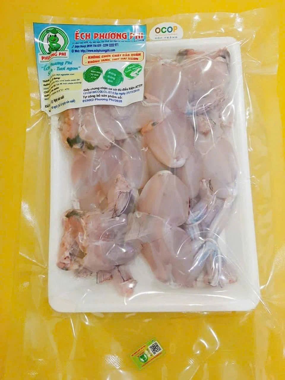 Nuôi ếch sạch khép kín từ ao nuôi đến bàn ăn