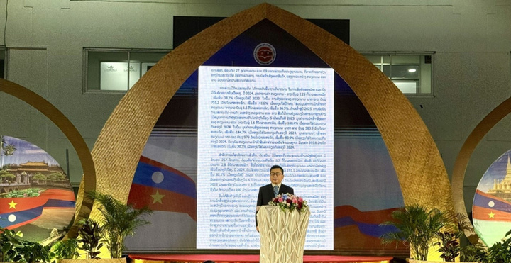 Thứ trưởng Bộ Công Thương Việt Nam Trương Thanh Hoài phát biểu tại lễ khai mạc hội chợ