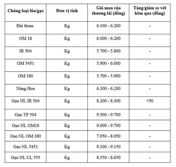 Bảng giá mang tinh tham khảo.