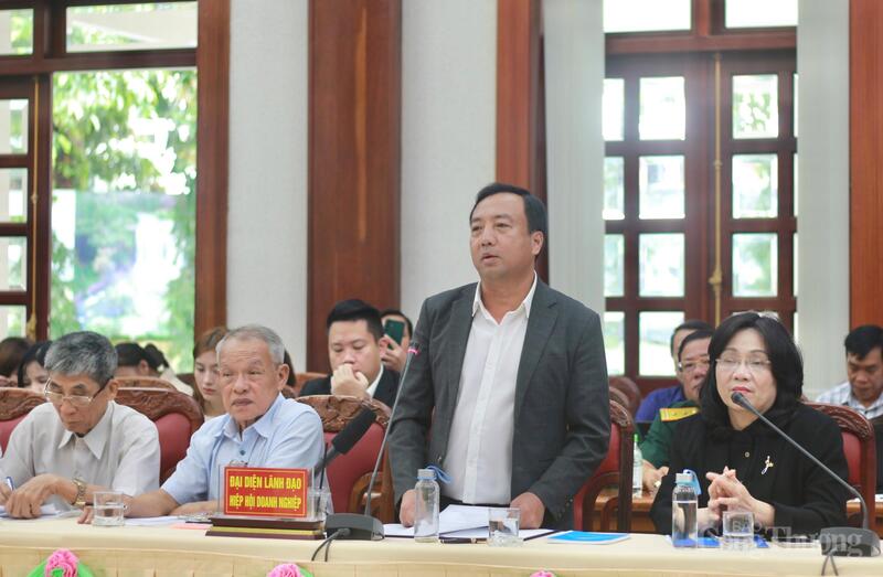 Ông Phan Thanh Thiên, Tổng Giám đốc Công ty TNHH phát triển khoa học quốc tế Trường Sinh, Chủ tịch Hội Doanh nhân trẻ tỉnh Gia Lai kiến nghị tỉnh thành lập quỹ hỗ trợ khởi nghiệp - đổi mới sáng tạo cấp tỉnh