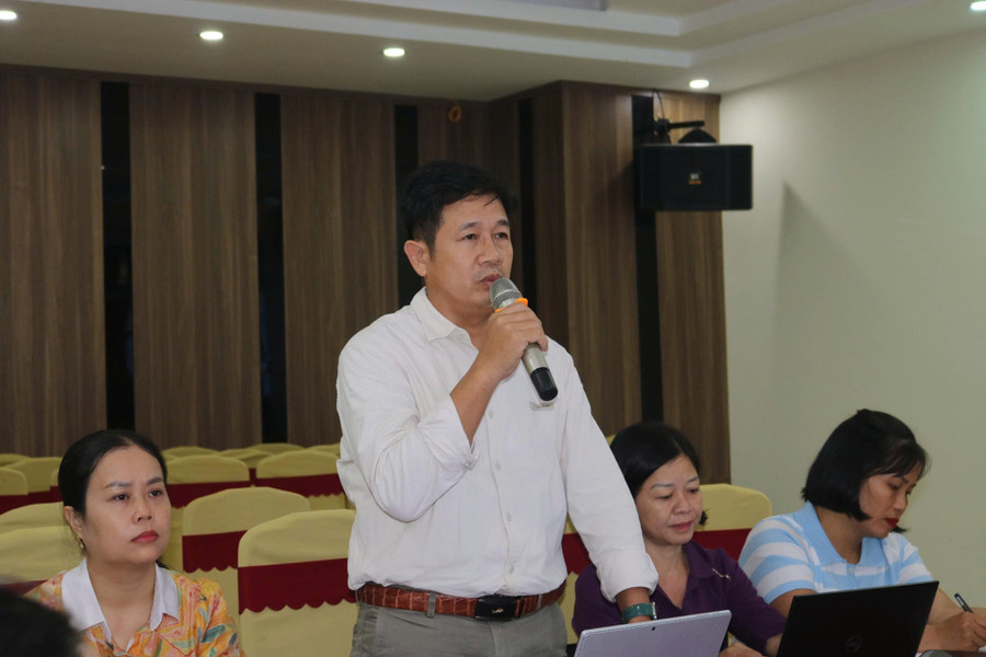 Đại diện các trường tham gia đóng góp ý kiến để dự án diễn ra thành công hơn. 5.jpg