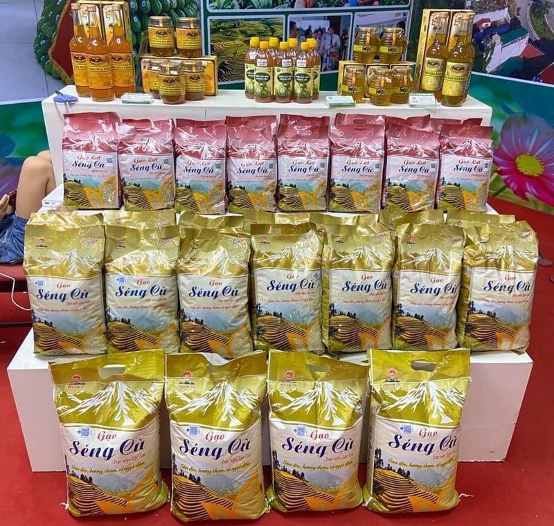Sản phẩm gạo Séng Cù của HTX Tiên Phong Mường Vi (Ảnh: HTX Tiên Phong Mường Vi)
