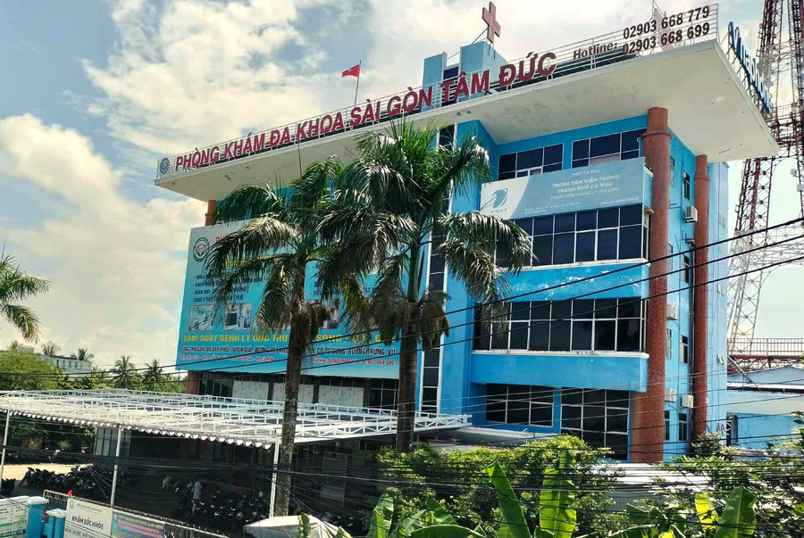 Phòng khám đa khoa Sài Gòn Tâm Đức tại Cà Mau.