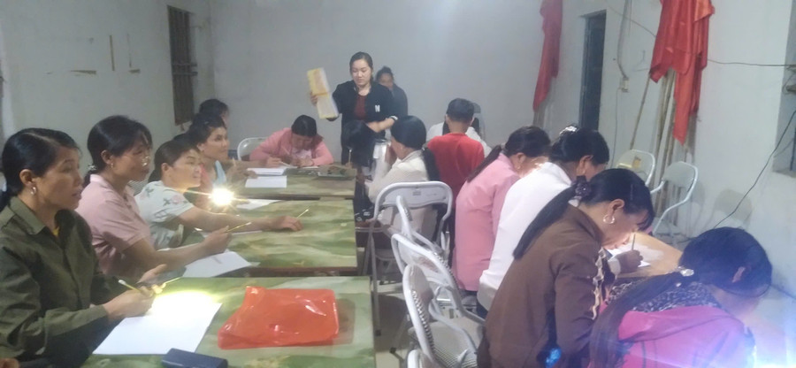 Học viên của khóa học đa phần là người lớn tuổi. dong-lai.jpg