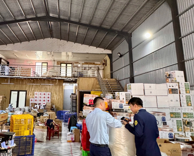 Hình ảnh tang vật vi phạm. Ảnh: Đội Quản lý thị trường số 1.