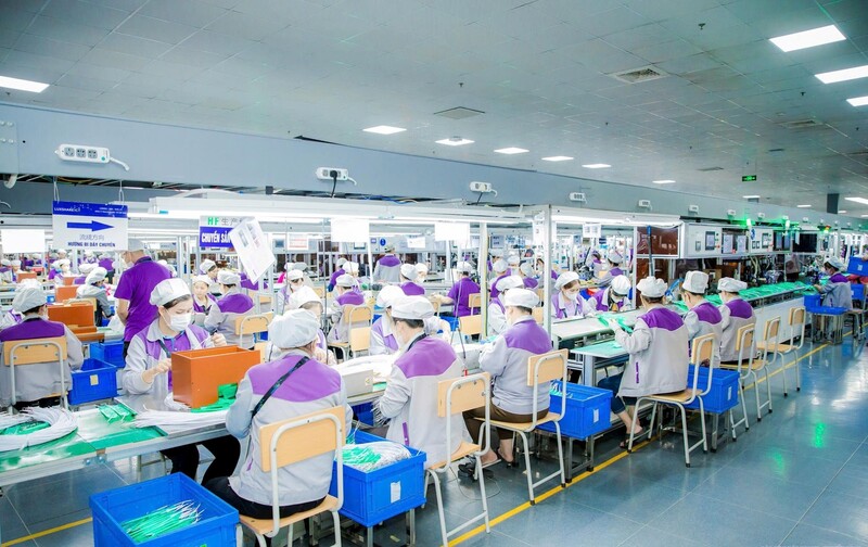 Ngành chế biến, chế tạo đang trở thành động lực chính cho xuất khẩu của Nghệ An. Ảnh: Mai Liễu