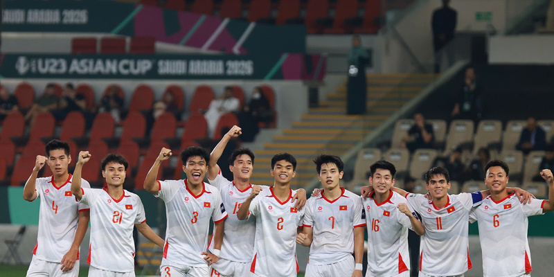 U23 Việt Nam giành 9 điểm tuyệt đối sau 3 lượt trận. Ảnh: Ted Trần