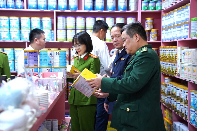 Ban Chỉ đạo 389 tỉnh yêu cầu Ban Chỉ đạo 389 cơ sở tăng cường kiểm tra, kiểm soát hàng hoá trong dịp trước, trong và sau Tết nguyên đán Bính Ngọ. Ảnh: Mai Liễu