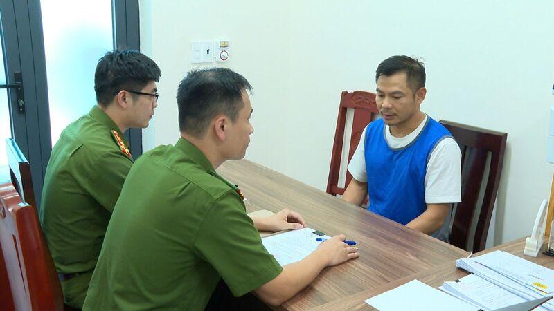 Đối tượng Trịnh Quang Chung. Ảnh: Công an Thanh Hoá