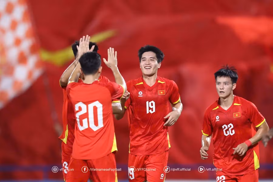 U23 Việt Nam được xếp vào nhóm hạt giống số một ASIAD 2026. Ảnh: VFF.