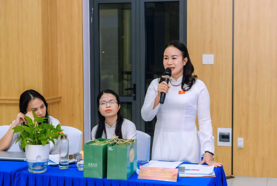 Bà Đặng Thị Trà – Chủ tịch Hội đồng trường, Hiệu trưởng Hệ thống giáo dục Chu Văn An khẳng định hội nhập quốc tế là một trong những định hướng giáo dục được nhà trường đặc biệt quan tâm. chu-van-an-11.jpg