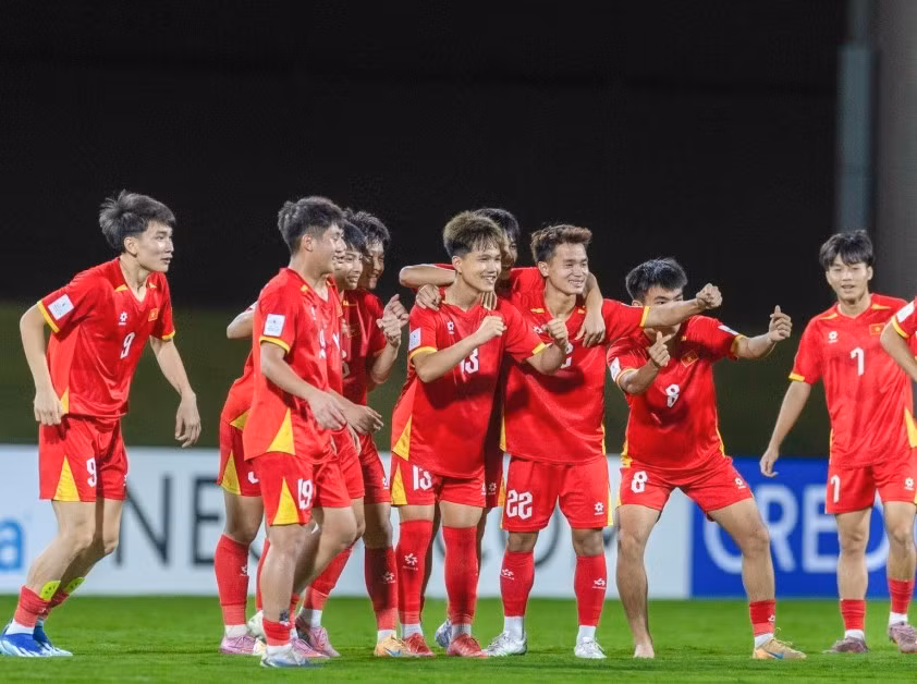 U17 Việt Nam giành vé tham dự VCK FIFA U17 World Cup 2026. Ảnh: VFF.